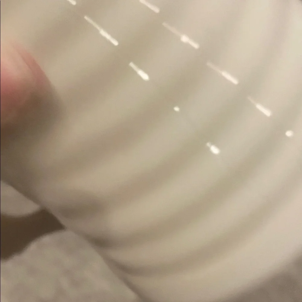 Elan Beehive Udon or Ramen Ceramic Bowl. Off White.